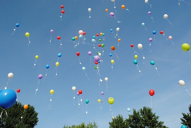 Lâcher de ballons